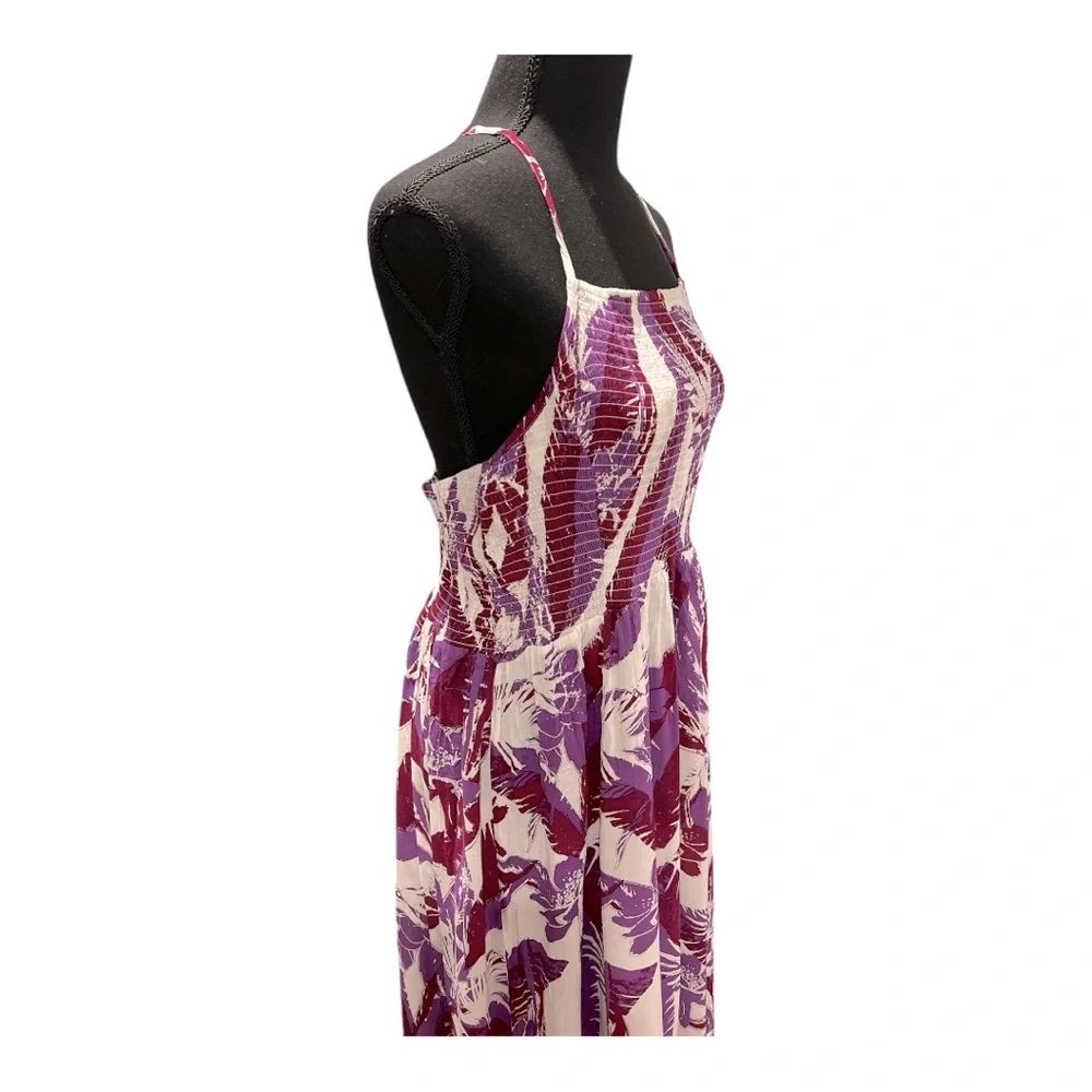 Free People Asymmetric Floral‎ Maxi Dress NWOT Size XL